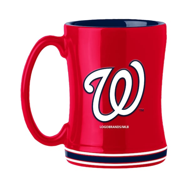 Logo Brands Washington Nationals 14oz Relief Mug 518-C14RM - main